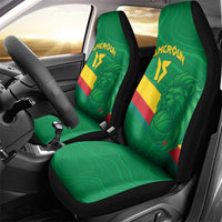 Custom Cameroon Basketball Car Seat Cover Go Champions Indomitable Lions - Wonder Print Shop