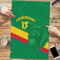 Custom Cameroon Basketball Puzzle Go Champions Indomitable Lions - Wonder Print Shop