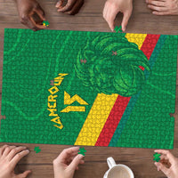 Custom Cameroon Basketball Puzzle Go Champions Indomitable Lions - Wonder Print Shop