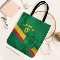Custom Cameroon Basketball Tote Bag Go Champions Indomitable Lions - Wonder Print Shop