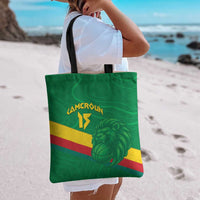 Custom Cameroon Basketball Tote Bag Go Champions Indomitable Lions - Wonder Print Shop