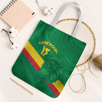 Custom Cameroon Basketball Tote Bag Go Champions Indomitable Lions - Wonder Print Shop
