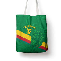Custom Cameroon Basketball Tote Bag Go Champions Indomitable Lions - Wonder Print Shop