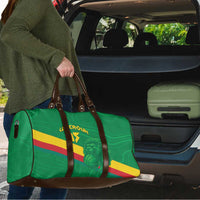 Custom Cameroon Basketball Travel Bag Go Champions Indomitable Lions - Wonder Print Shop