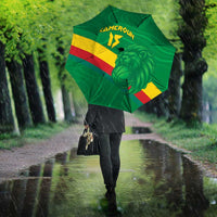 Custom Cameroon Basketball Umbrella Go Champions Indomitable Lions - Wonder Print Shop