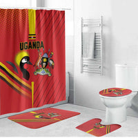 Uganda Basketball Bathroom Set Go Silverbacks - Wonder Print Shop