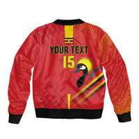 Custom Uganda Basketball Bomber Jacket Go Silverbacks - Wonder Print Shop
