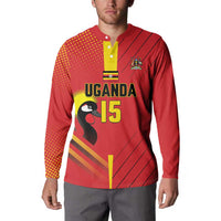Custom Uganda Basketball Button Sweatshirt Go Silverbacks - Wonder Print Shop