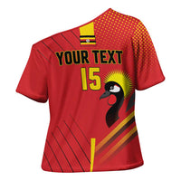 Custom Uganda Basketball Cross Shoulder Shirt Go Silverbacks - Wonder Print Shop