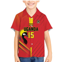 Custom Uganda Basketball Family Matching Mermaid Dress and Hawaiian Shirt Go Silverbacks - Wonder Print Shop