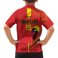 Custom Uganda Basketball Family Matching Summer Maxi Dress and Hawaiian Shirt Go Silverbacks - Wonder Print Shop