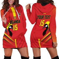 Custom Uganda Basketball Hoodie Dress Go Silverbacks - Wonder Print Shop
