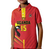 Custom Uganda Basketball Kid Polo Shirt Go Silverbacks - Wonder Print Shop