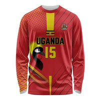 Custom Uganda Basketball Long Sleeve Shirt Go Silverbacks - Wonder Print Shop