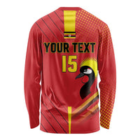 Custom Uganda Basketball Long Sleeve Shirt Go Silverbacks - Wonder Print Shop