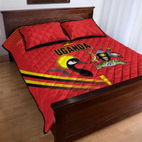 Uganda Basketball Quilt Bed Set Go Silverbacks - Wonder Print Shop