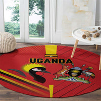 Uganda Basketball Round Carpet Go Silverbacks - Wonder Print Shop