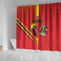Uganda Basketball Shower Curtain Go Silverbacks - Wonder Print Shop