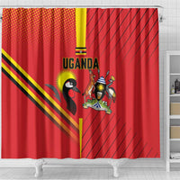 Uganda Basketball Shower Curtain Go Silverbacks - Wonder Print Shop