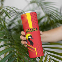 Custom Uganda Basketball Skinny Tumbler Go Silverbacks - Wonder Print Shop