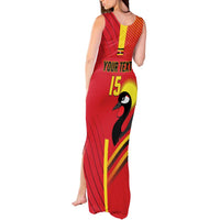 Custom Uganda Basketball Tank Maxi Dress Go Silverbacks - Wonder Print Shop