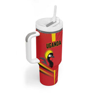 Custom Uganda Basketball Tumbler With Handle Go Silverbacks - Wonder Print Shop