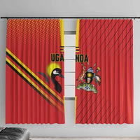 Uganda Basketball Window Curtain Go Silverbacks - Wonder Print Shop