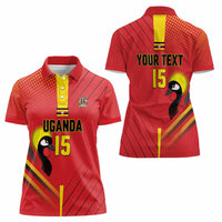 Custom Uganda Basketball Women Polo Shirt Go Silverbacks - Wonder Print Shop