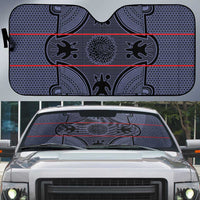 Lesotho Seanamarena Auto Sun Shade Basotho Traditional Blanket Style - Serenity - Wonder Print Shop