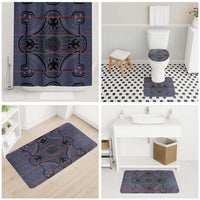 Lesotho Seanamarena Bathroom Set Basotho Traditional Blanket Style - Serenity - Wonder Print Shop