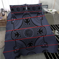 Lesotho Seanamarena Bedding Set Basotho Traditional Blanket Style - Serenity - Wonder Print Shop