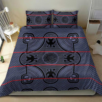 Lesotho Seanamarena Bedding Set Basotho Traditional Blanket Style - Serenity - Wonder Print Shop