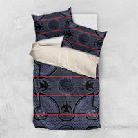 Lesotho Seanamarena Bedding Set Basotho Traditional Blanket Style - Serenity - Wonder Print Shop