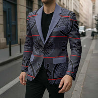 Lesotho Seanamarena Blazer Basotho Traditional Blanket Style - Serenity - Wonder Print Shop