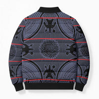 Lesotho Seanamarena Bomber Puffer Jacket Basotho Traditional Blanket Style - Serenity - Wonder Print Shop