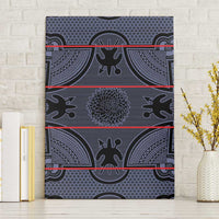 Lesotho Seanamarena Canvas Wall Art Basotho Traditional Blanket Style - Serenity - Wonder Print Shop