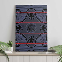Lesotho Seanamarena Canvas Wall Art Basotho Traditional Blanket Style - Serenity - Wonder Print Shop