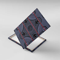 Lesotho Seanamarena Canvas Wall Art Basotho Traditional Blanket Style - Serenity - Wonder Print Shop