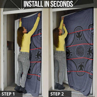 Lesotho Seanamarena Door Cover Basotho Traditional Blanket Style - Serenity - Wonder Print Shop