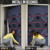 Lesotho Seanamarena Door Cover Basotho Traditional Blanket Style - Serenity - Wonder Print Shop