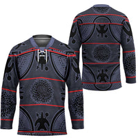 Lesotho Seanamarena Hockey Jersey Basotho Traditional Blanket Style - Serenity - Wonder Print Shop