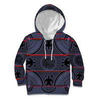 Lesotho Seanamarena Kid Hoodie Basotho Traditional Blanket Style - Serenity - Wonder Print Shop