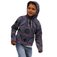 Lesotho Seanamarena Kid Hoodie Basotho Traditional Blanket Style - Serenity - Wonder Print Shop