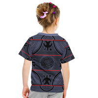 Lesotho Seanamarena Kid T Shirt Basotho Traditional Blanket Style - Serenity - Wonder Print Shop