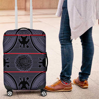Lesotho Seanamarena Luggage Cover Basotho Traditional Blanket Style - Serenity - Wonder Print Shop