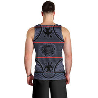 Lesotho Seanamarena Men Tank Top Basotho Traditional Blanket Style - Serenity - Wonder Print Shop