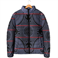 Lesotho Seanamarena Padded Jacket Basotho Traditional Blanket Style - Serenity - Wonder Print Shop