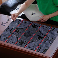 Lesotho Seanamarena Puzzle Basotho Traditional Blanket Style - Serenity - Wonder Print Shop