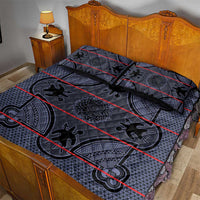 Lesotho Seanamarena Quilt Bed Set Basotho Traditional Blanket Style - Serenity - Wonder Print Shop
