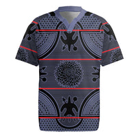 Lesotho Seanamarena Rugby Jersey Basotho Traditional Blanket Style - Serenity - Wonder Print Shop